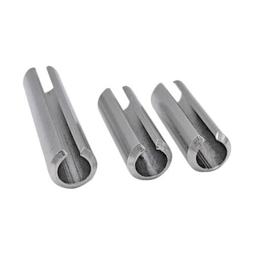 10-50pcs M1.5 M2 M2.5 M3 M4 M5 GB879 Spring-Type Straight Pins 304 Stainless Steel Spring Elastic Cylindrical Cotter Pin Dowel