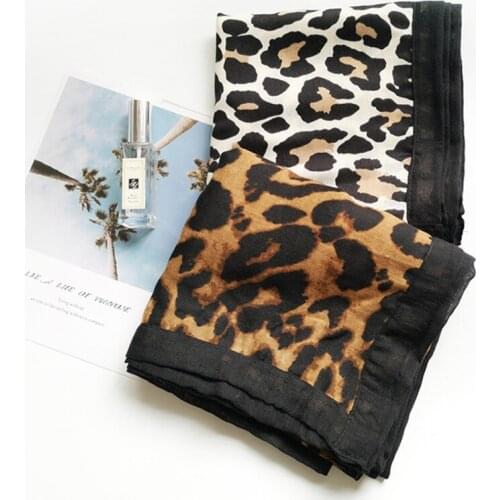 190*100cmLadies New Fashion Leopard Patchwork Viscose Shawl Scarf Autumn Winter Muffler Headband Foulard Sjaal Wrap Hijab Snood