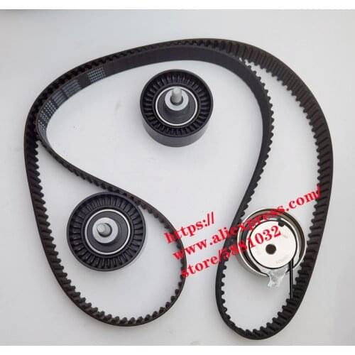 4 piece/kit Timing belt Kit Tensioner /idler /belt for SAIC MAXUS V80