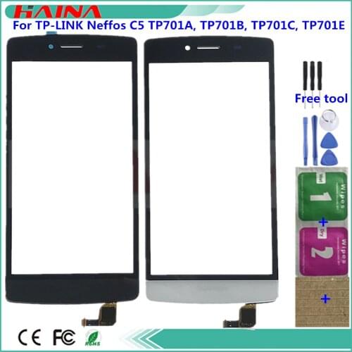 AAA 100% Original Quality For TP-LINK Neffos C5 TP701A, TP701B, TP701C, TP701E Touch Screen Digitizer Sensor with 3M Tape
