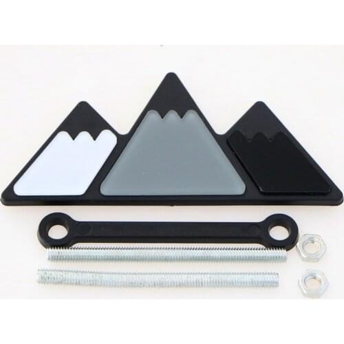 Car Stickers For Tacoma 4Runner Tundra Sequoia Rav4 Highlander Modified 3 Color Grille Badge Emblem Car Trunk Sticker Car Grille