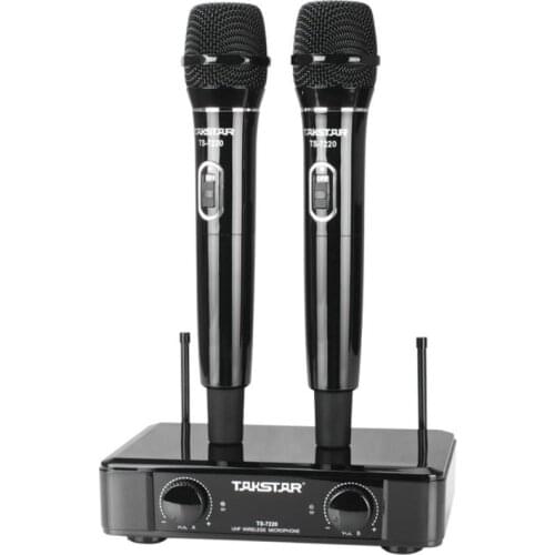 Takstar TS-7220 Wireless Handheld Microphone uhf wireless microphone household on stage performance ktv home black/white