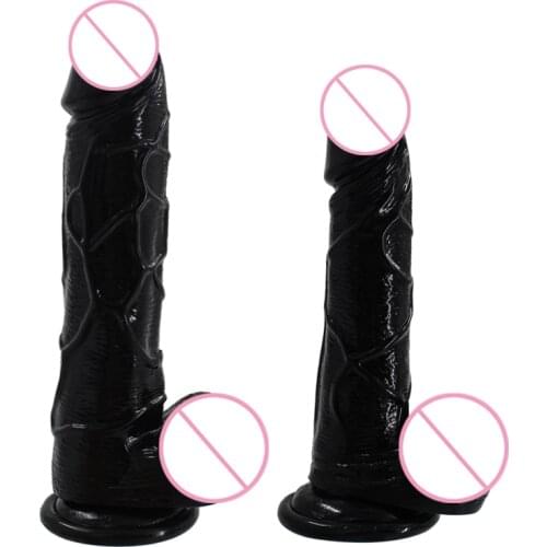Big Fake Penis Dildo with Suction Cup for Women Masturbation Cock Sex Toys 0.5 x 4cm/17 x 3.4cm TK-ing