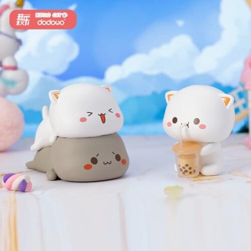 Blind box peach cat 2nd generation let love first series desktop decoration cartoon hand-made design doll gift genuine