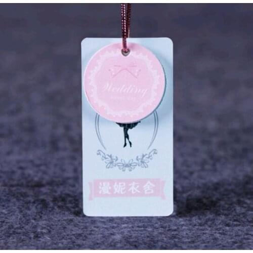 Custom price tags for clothing, garment hang tag printing, clothing main tag printed, swing dress luggage bags tags