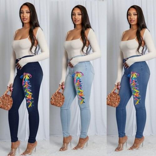 Joineles Womens High Jeans