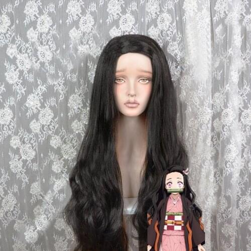 Kimetsu no Yaiba Nezuko Kamado Cosplay Wig