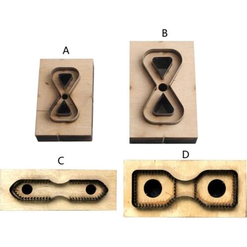 Leather Bag Chain Template Wooden Punching Die Cutting Mould Stencil Leather Mold Bag Straps Cutting Die Art Crafts Tool