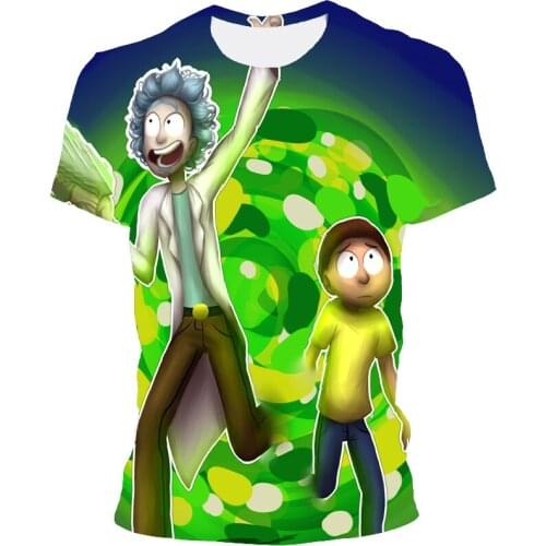 Hot New Promote Slow Cartoon Character 3D Printing Cute And Cute Boy And Girl Pullover T-Shirt In 2021