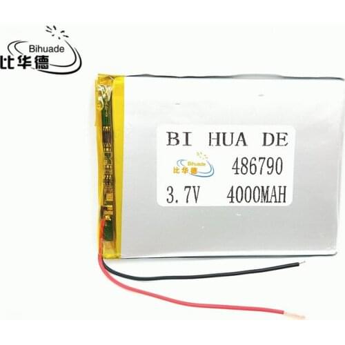 Best battery brand 3.7V,4000mAH,[486790] PLIB; polymer lithium ion / Li-ion battery for dvr,GPS,mp3,mp4,cell phone