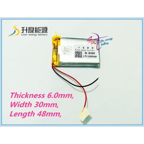 Best battery brand Wholesale 603048 3.7V1000mah 603050 Lithium polymer Battery with Protection Board For MP4 GPS Digital Produc