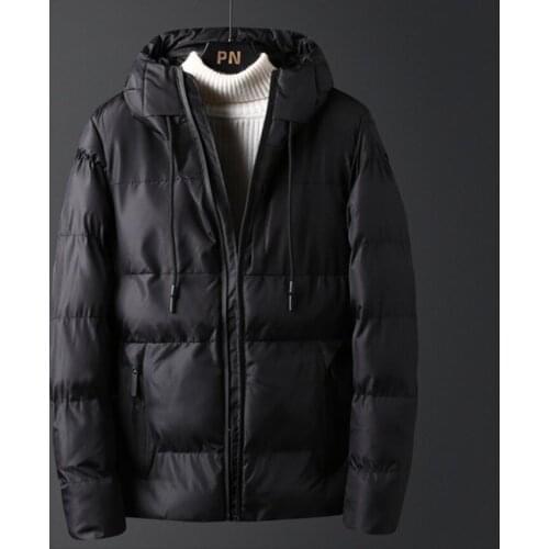 2021 New Winter Men Thicken Coats Solid Color Down Jacket Regular Man Outdoor Wear Male Snow Warm Coat