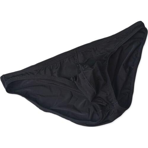 Mens Briefs Soft Breathable Silk Sexy Underwear Mens Hot Transparent Jockstrap Sexy Colorful Undies Cueca mens underwear gay