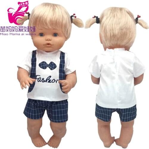 17Inch Nenuco Doll Clothes Ropa Y Su Hermanita Baby New Born Dolls Shirt Toys Wears