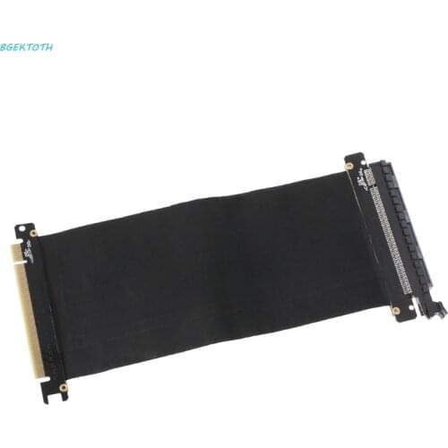 PCI Express 3.0 16x Flexible Cable Extension Port Adapter High Speed Riser Card
