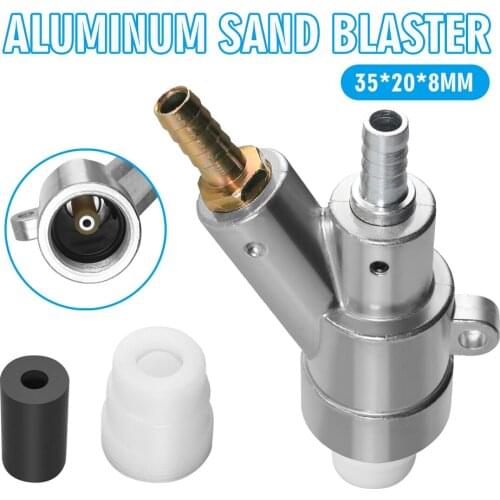 Aluminum Sand Blaster Wear-Resistant Sandblasting Machine Air Tool with Boron Carbide Nozzle for Rust Dust Remove Sand Blaster
