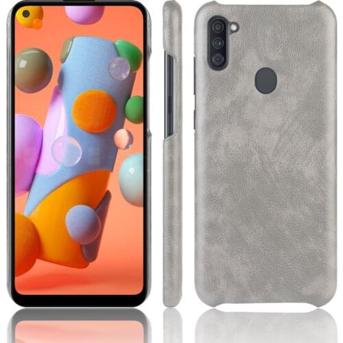 For Samsung Galaxy M11 ShockProof luxury PU Leather Hard Back Cover Case For Samsung M11 M115 M115F SM-M115F Phone Case