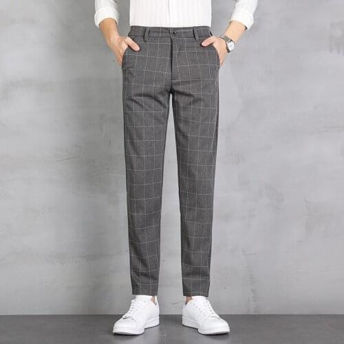 Qinxuan&Zijie Men's Classic Trousers