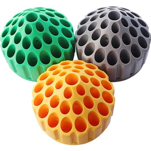 Honeycomb Rotating Tool Box Carving Tool Storage Box 35 Holes 360 Degree Rotating Honeycomb Stainless Steel Base Tool Holder