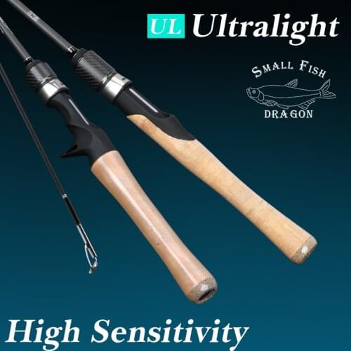 TSURINOYA Fishing Rod DRAGON UL Power 1.82m 1.52 Macro Bait TROUT Rod 2 PCS Ultralight Sensitive Spinning Casting Carbon Rod