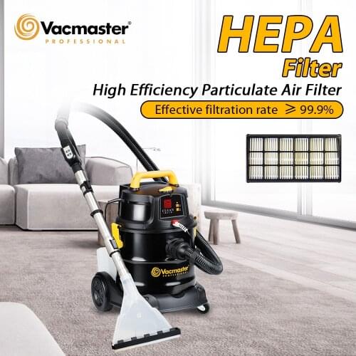 Vacmaster Household Vacuum Cleaner for Carpet 20L Stainless Steel Tank Wet Dry Vacuums 2 in 1 Shampoo Car Vacuum Cleaner