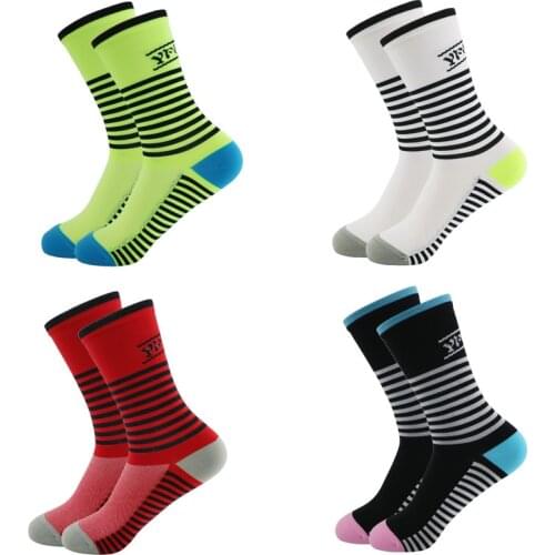 High Quality Pro Men Bike Socks MTB Bicycle Socks Breathable Road Cycling Socks Outdoor Sports Racing Socks