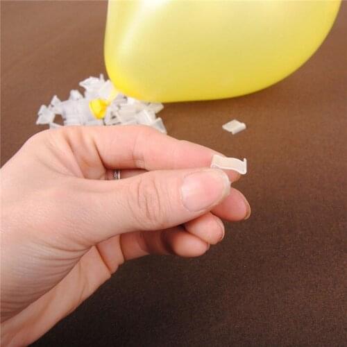 10 pcs Balloon Clip Ties Air Balloons Party Balloon Clip Ties for Helium Gas Air Balloons Sealing Quick Easy Fasten Tool