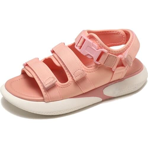 2019 Summer New Korean Version Of The Wild Student Platform Shoes Ins Net Red Casual Chic Flat Sandals Women