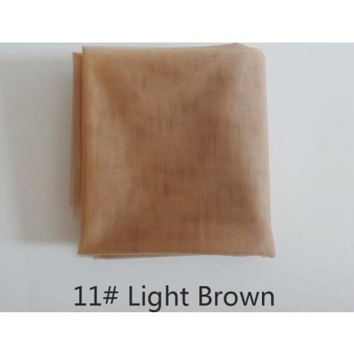 1 Yard Llight Brown Swiss Lace for Wig Making And Wig Caps Lace Wigs Material or Lace Closure, 5 Color Available High Quality