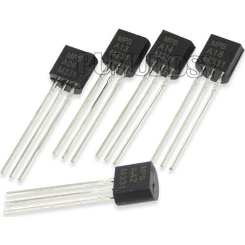 100pcs MPSA56 TO92 A56 TO-92 Transistor A06 A13 A14 A18 A44 A42 A92 MPSA06 MPSA13 MPSA14 MPSA18 MPSA44 MPSA42 MPSA92