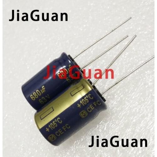 20PCS NEW JAPAN Matsushita FC 63V680UF 16X25MM Audio electrolytic capacitor 680uF/63V 105 degrees 680UF 63V Long-Life mainboard