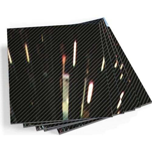 200-250mm 3K Carbon Fiber Sheet 100% Pure Carbon Panel 0.2mm-3mm Thickness RC UAV/Carbon Fiber Material For Toys