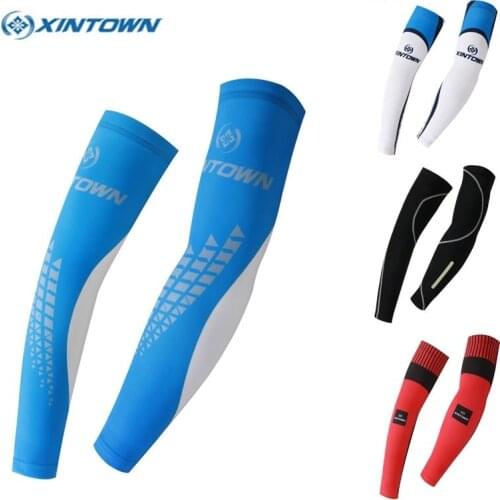2021 XINTOWN Cycling Arm Warmers Compression Bicycle Bike Arm Sleeve CC4401