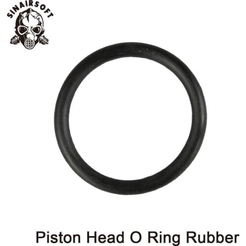 5pcs/lot Black Piston Head O Ring Rubber Fit AEG Airsoft Gearbox For Hunting Paintball Accessories