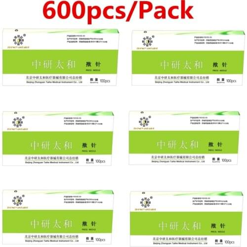 600pcs/Pack Acupuncture Press Needles Sterile Ear Press Needle Acupuncture Needles Disposable