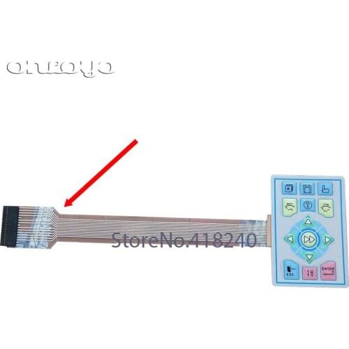Computer Embroidery Machine Accessories 328 Button With Line 328 Film With Cable 328 Operation Panel 16 Line