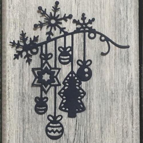 ArtScrap Christmas Garland For Metal Cutting Stencils For DIY Scrapbooking Craft Embossing Die Cuts | Art: 346