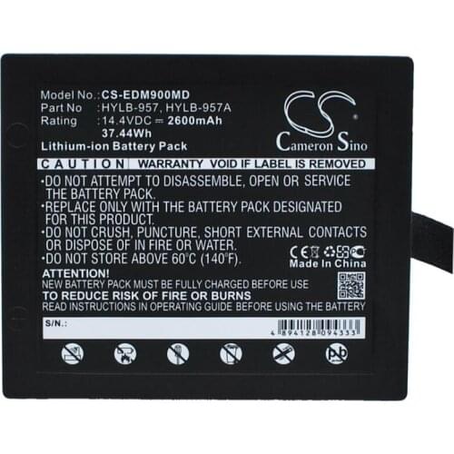 Cameron Sino 2600mah battery for EDAN M8A M9 M9B for OMRON HBP-3100 HYLB-957 HYLB-957A Medical Battery