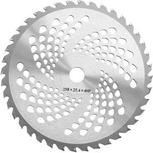 ANENGr Alloy Circular Brush Cutter Trimmer Saw Blades with Holes for 1in Lawn Mowers Home Garden Backyard Orchard Park