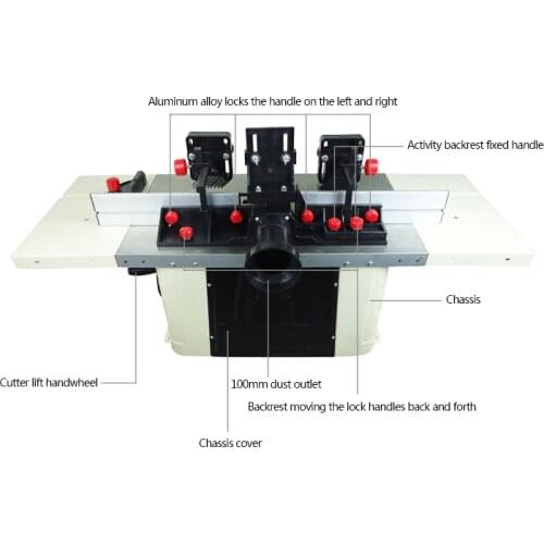 Woodworking Milling Machine Desktop Trimming Machine Milling Machine Slotting Machine Multi-function Home DIY Milling Machine