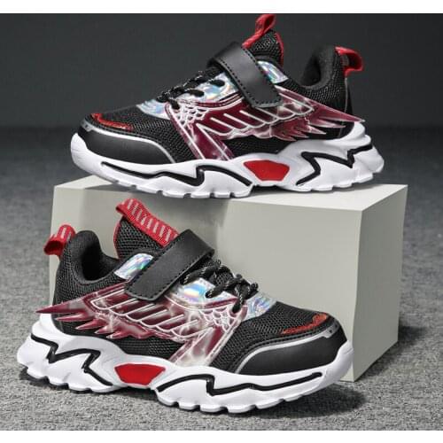 Children Sports Shoes Breathable Mesh Running Shoes for Girls Non-slip Comfortable Sneakers