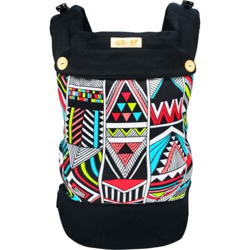 ERGONOMIC KANGAROO GEOMETRIC MODEL (3 MONTHS-4 YEARS OLD) ILKAY BABY HANDY