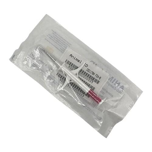 Fdx-b Rfid Glass Tag Syringe Animal Microchip Injector with mrochip 1.4*8mm set x10