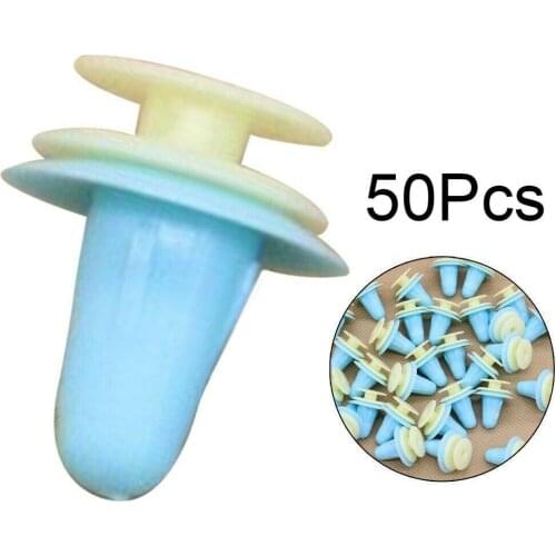 100Pcs Fixed Clip Plastic Rivet Retainer Type 9mm Car For To Toyota 67771-01010, 67771-12010 Mazda 9927-40 Fixed Clip