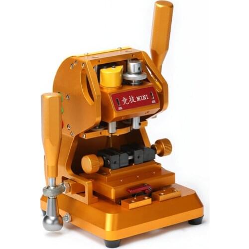 JINGJI Mini Vertical Key Cutting Machine Refined Version Key Making Machine cut keys precisely with a calibration system