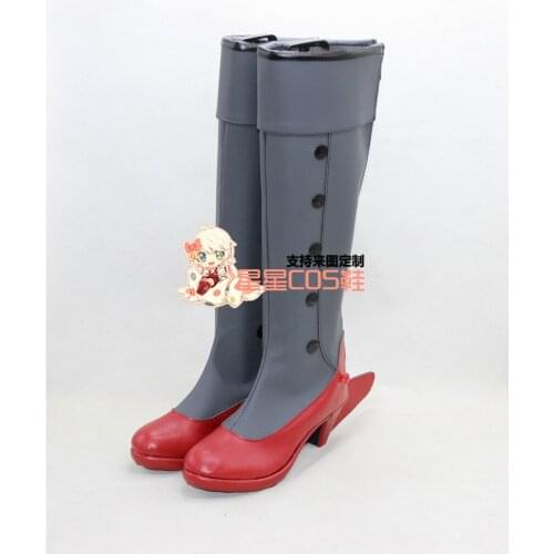 Kantai Collection Shimakaze Girls Long Cosplay Shoes Boots X002
