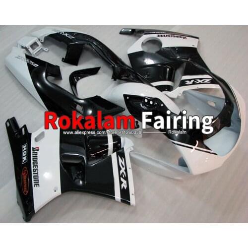 Body Set For Kawasaki Ninja ZXR250 1990 1998 ZXR 250 90 98 White Black ABS Aftermarket Motorcycle Fairing Kits