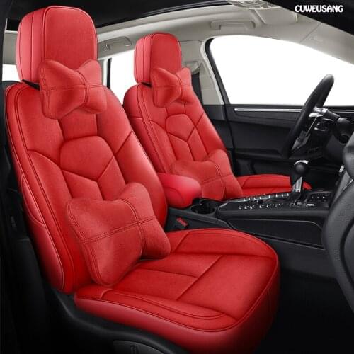 CUWEUSANG Custom Leather car seat covers For LEXUS LX570 LX500 LX450 RC300 RC200 UX200 UX260h UX250h Automobiles Seat Covers