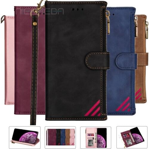 Zipper Leather Case For Samsung Galaxy A21S A31 A51 A71 A41 A21 A10 A20 E A30 A40 A50 A70 S A81 A91 Wallet Card Solt Stand Cover