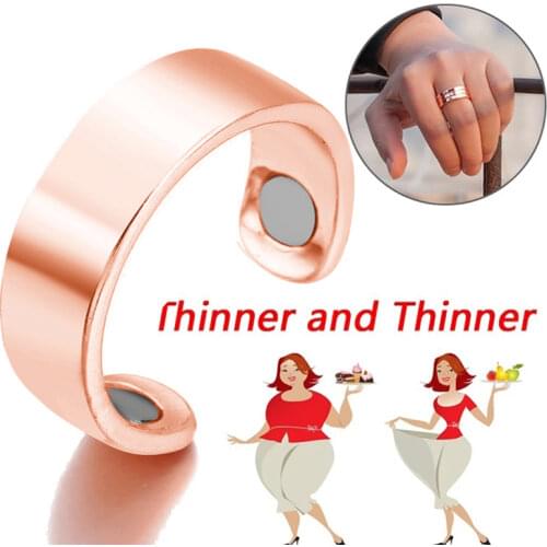 Magnetic Slimming Rings Natural Fat Burning Slimming Ring Magnetic Stimulation Acupoint Burning Fat Slimming Body Health Care